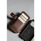 Nomad iPhone 17 Pro Modern Leather Folio -suojakotelo, Horween Rustic Brown