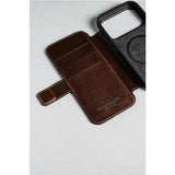Nomad iPhone 17 Pro Modern Leather Folio -suojakotelo, Horween Rustic Brown