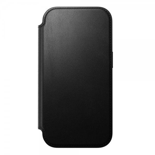 Nomad iPhone 17 Pro Modern Leather Folio -suojakotelo, musta