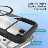 Dux Ducis iPhone 17 Pro -suojakuori, Skin X Pro -sarja, MagSafe, musta