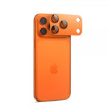 Spigen iPhone 17 Pro kameran suojalasi Glas.tR EZ Fit Optik Pro XL Oranssi