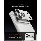 Spigen iPhone 17 Pro kameran suojalasi Glas.tR EZ Fit Optik Pro XL Silver