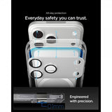 Spigen iPhone 17 Pro kameran suojalasi Glas.tR EZ Fit Optik Pro XL Silver