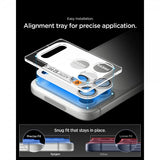 Spigen iPhone 17 Pro kameran suojalasi Glas.tR EZ Fit Optik Pro XL Silver