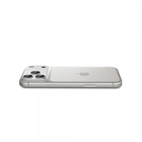 Spigen iPhone 17 Pro kameran suojalasi Glas.tR EZ Fit Optik Pro XL Silver