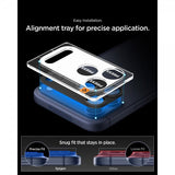 Spigen iPhone 17 Pro kameransuoja Glas.tR EZ Fit Optik Pro XL Musta