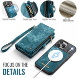 CaseMe iPhone 17 Pro Max -kotelo 008 Series, irrotettava kuori, sininen