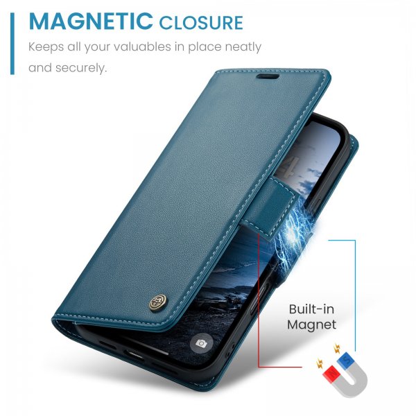 CaseMe iPhone 17 Pro Max suojakotelo 023-sarja sininen