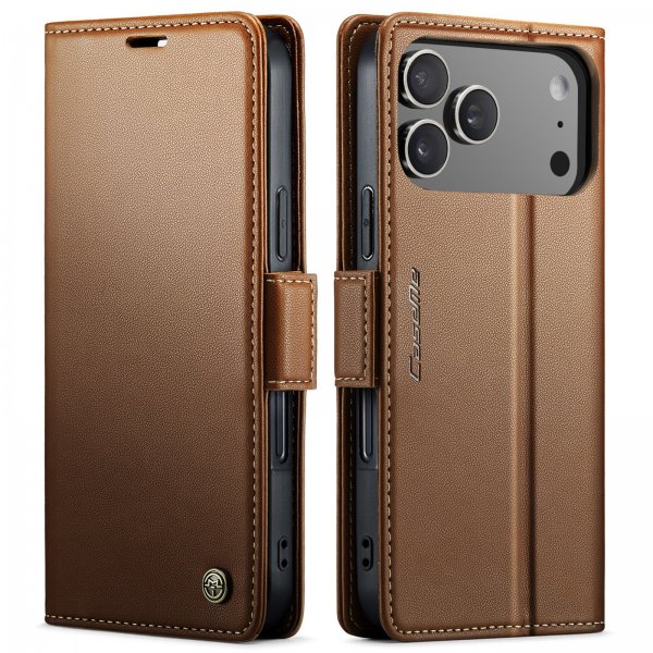 CaseMe iPhone 17 Pro Max -kotelo 023 Series Ruskea