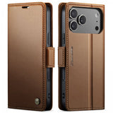 CaseMe iPhone 17 Pro Max -kotelo 023 Series Ruskea