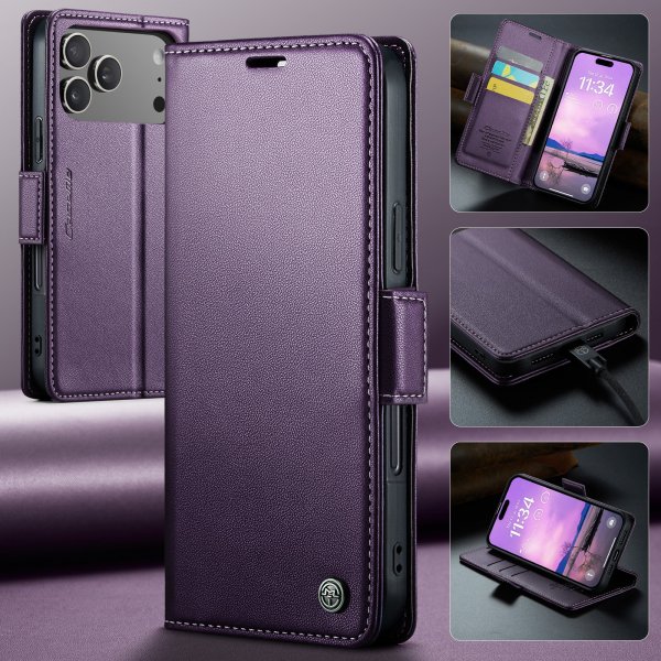 CaseMe iPhone 17 Pro Max -kotelo 023-sarja violetti