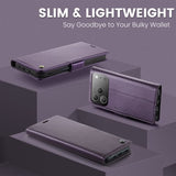 CaseMe iPhone 17 Pro Max -kotelo 023-sarja violetti