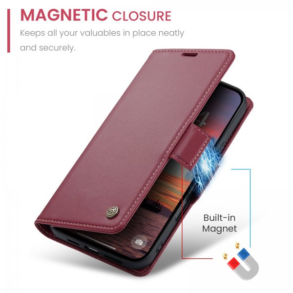CaseMe iPhone 17 Pro Max -suojakotelo 023 Series, punainen