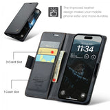 CaseMe iPhone 17 Pro Max -suojakotelo 023-sarja musta