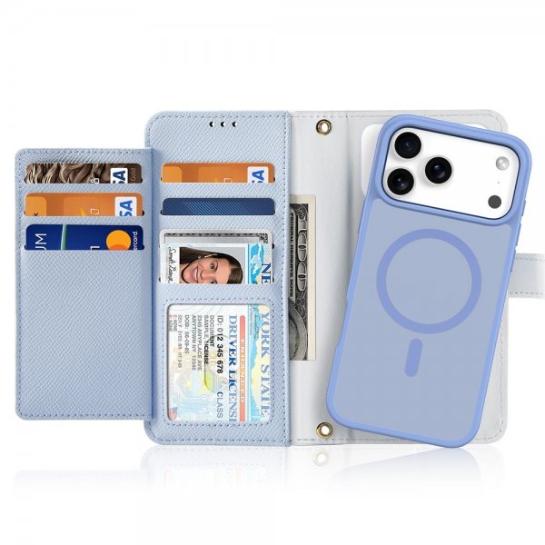 Dux Ducis iPhone 17 Pro Max 2-in-1 Lawa Series MagSafe -kuori, sininen