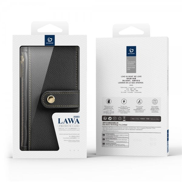 Dux Ducis iPhone 17 Pro Max 2-in-1 Lawa Series MagSafe -kotelo, musta