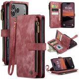 CaseMe iPhone 17 Pro Max -suojakotelo, C30-sarja, punainen