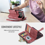CaseMe iPhone 17 Pro Max -suojakotelo, C30-sarja, punainen