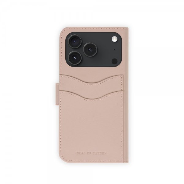 Ideal of Sweden iPhone 17 Pro Max -kotelo Magnet Wallet+ MagSafe, vaaleanpunainen
