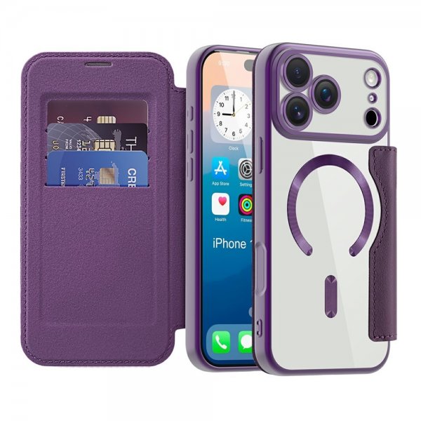 iPhone 17 Pro Max -kuori, MagSafe, violetti