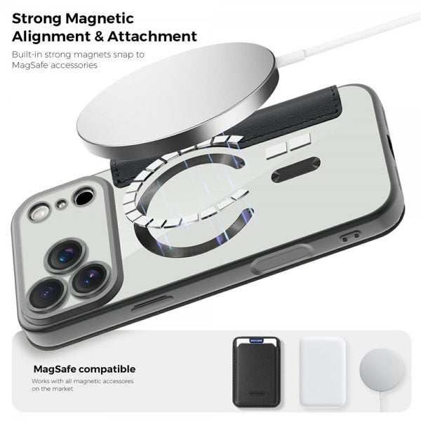 iPhone 17 Pro Max -suojakuori, MagSafe, musta