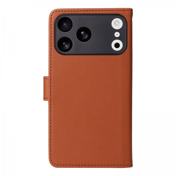 Betopnice iPhone 17 Pro Max -suojakotelo irrotettavalla kuorella 005 Ruskea