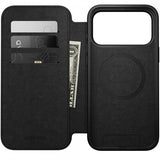 Nomad iPhone 17 Pro Max -kotelo, Modern Leather Folio, ruskea