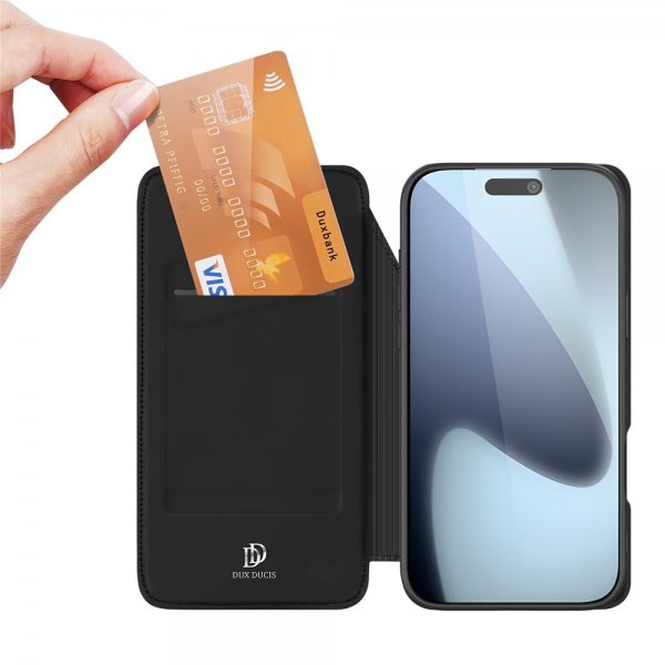 Dux Ducis iPhone 17 Pro Max -suojakuori Skin Pro Series, musta