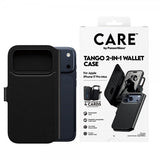 CARE by PanzerGlass iPhone 17 Pro Max Tango Two-in-One Wallet MagSafe -suojakotelo, musta