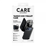 CARE by PanzerGlass iPhone 17 Pro Max Tango Two-in-One Wallet MagSafe -suojakotelo, musta