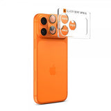 Spigen iPhone 17 Pro Max Kamerasuojalasi Glas.tR EZ Fit Optik Pro XL Oranssi