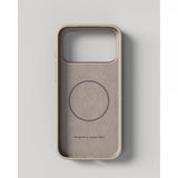 Nudient iPhone 17 Pro Max Kuori Bold Case MagSafe Linen Beige