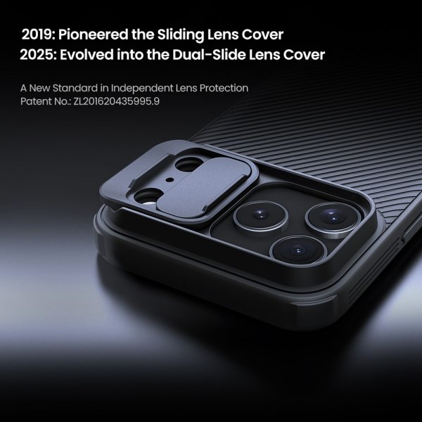 Nillkin iPhone 17 Pro Max -kuori CamShield Pro Musta