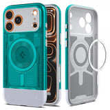 Spigen iPhone 17 Pro Max -kuori Classic C1 MagFit Bondi Blue