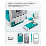 Spigen iPhone 17 Pro Max -kuori Classic C1 MagFit Bondi Blue