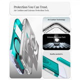 Spigen iPhone 17 Pro Max -kuori Classic C1 MagFit Bondi Blue