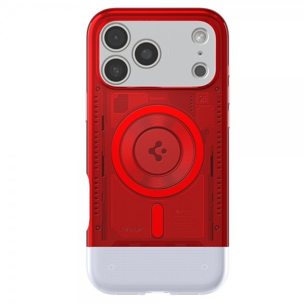 Spigen iPhone 17 Pro Max -kuori Classic C1 MagFit Ruby