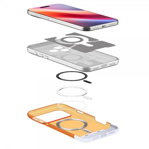 Spigen iPhone 17 Pro Max Kuori Classic C1 MagFit Tangerine