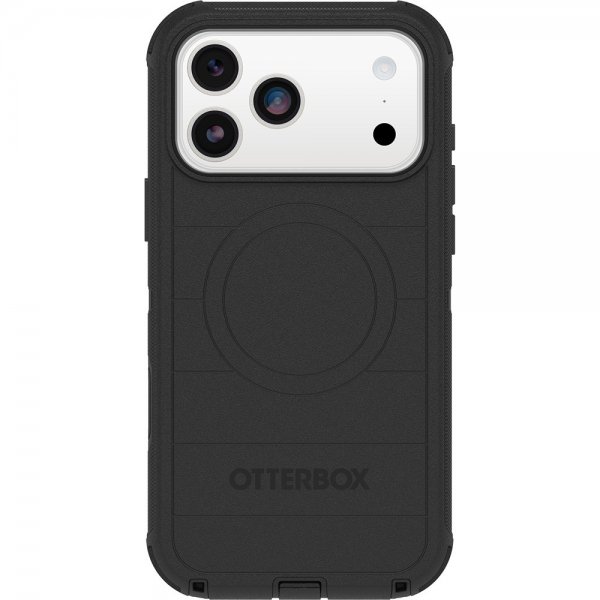 Otterbox iPhone 17 Pro Max Defender Pro MagSafe -kuori, musta