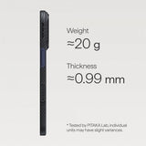 Pitaka iPhone 17 Pro Max Kuori Edge Black/Grey Twill