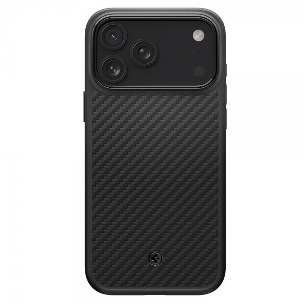 Spigen iPhone 17 Pro Max -kuori Enzo Aramid T MagFit, musta