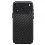 Spigen iPhone 17 Pro Max -kuori Enzo Aramid T MagFit, musta