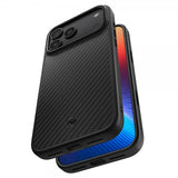 Spigen iPhone 17 Pro Max -kuori Enzo Aramid T MagFit, musta