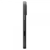 Spigen iPhone 17 Pro Max -kuori Enzo Aramid T MagFit musta hopea
