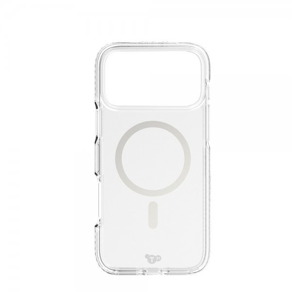 Tech21 iPhone 17 Pro Max -suojakuori EvoCrystal MagSafe Metallic Silver