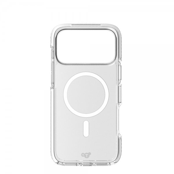 Tech21 iPhone 17 Pro Max -suojakuori EvoCrystal MagSafe Metallic Silver