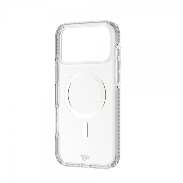 Tech21 iPhone 17 Pro Max -suojakuori EvoCrystal MagSafe Metallic Silver