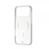 Tech21 iPhone 17 Pro Max -suojakuori EvoCrystal MagSafe Metallic Silver