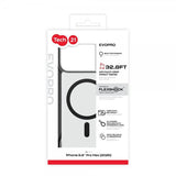 Tech21 iPhone 17 Pro Max Kuori EvoPro MagSafe Läpinäkyvä Musta