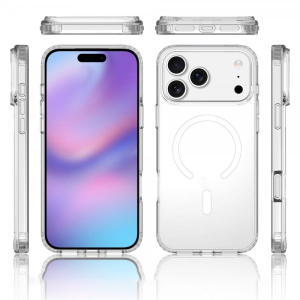 Nordic Covers iPhone 17 Pro Max Kuori Feather Series MagSafe Läpinäkyvä